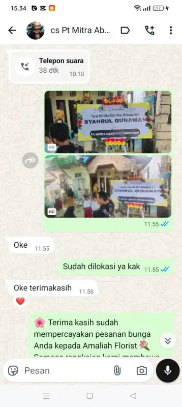 Testimonial Papan ucapan BUTON
