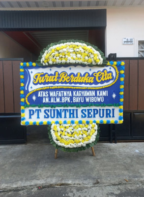 Papan Bunga Duka di BUTON